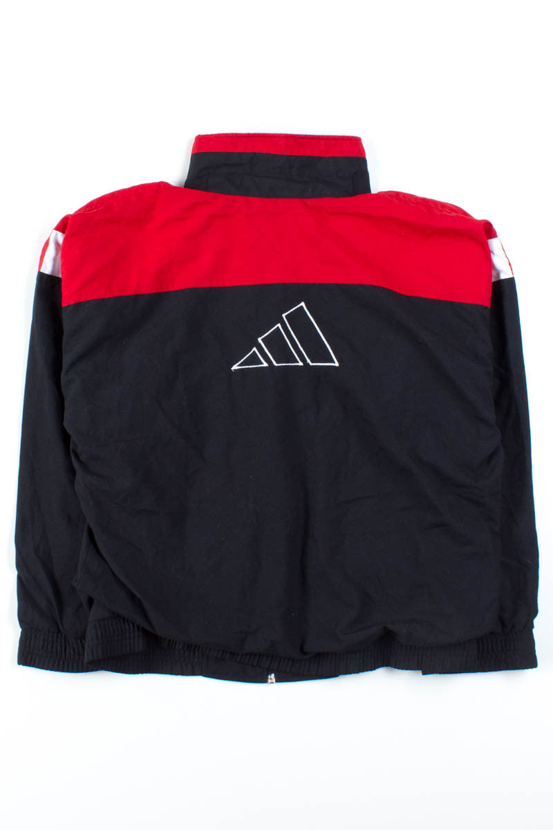 Red & Black Adidas Windbreaker