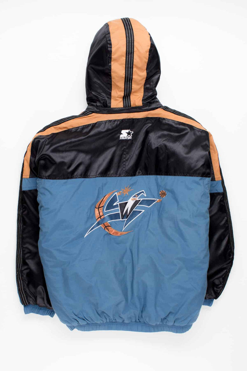 Colorblock Y2K Washington Wizards Puffy Starter Jacket