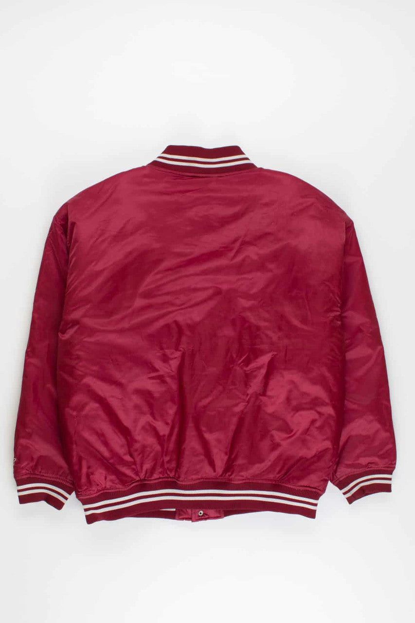 Vintage Sooners Quilted Bomber Jacket