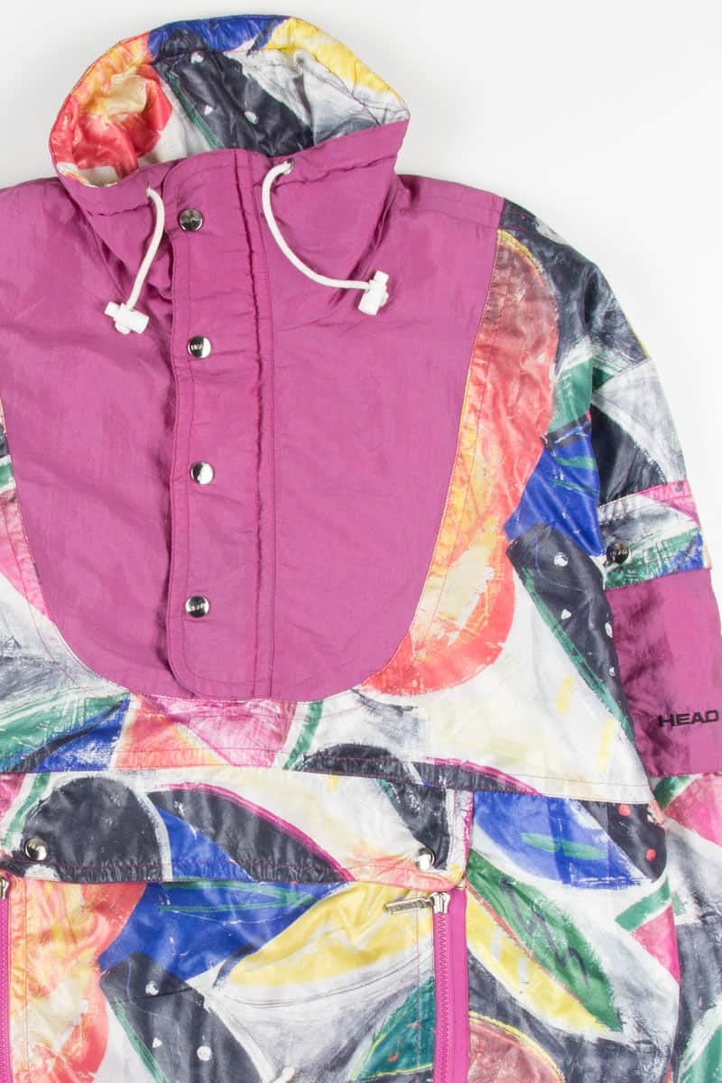 Fruit Patterned 90s Jacket 17365