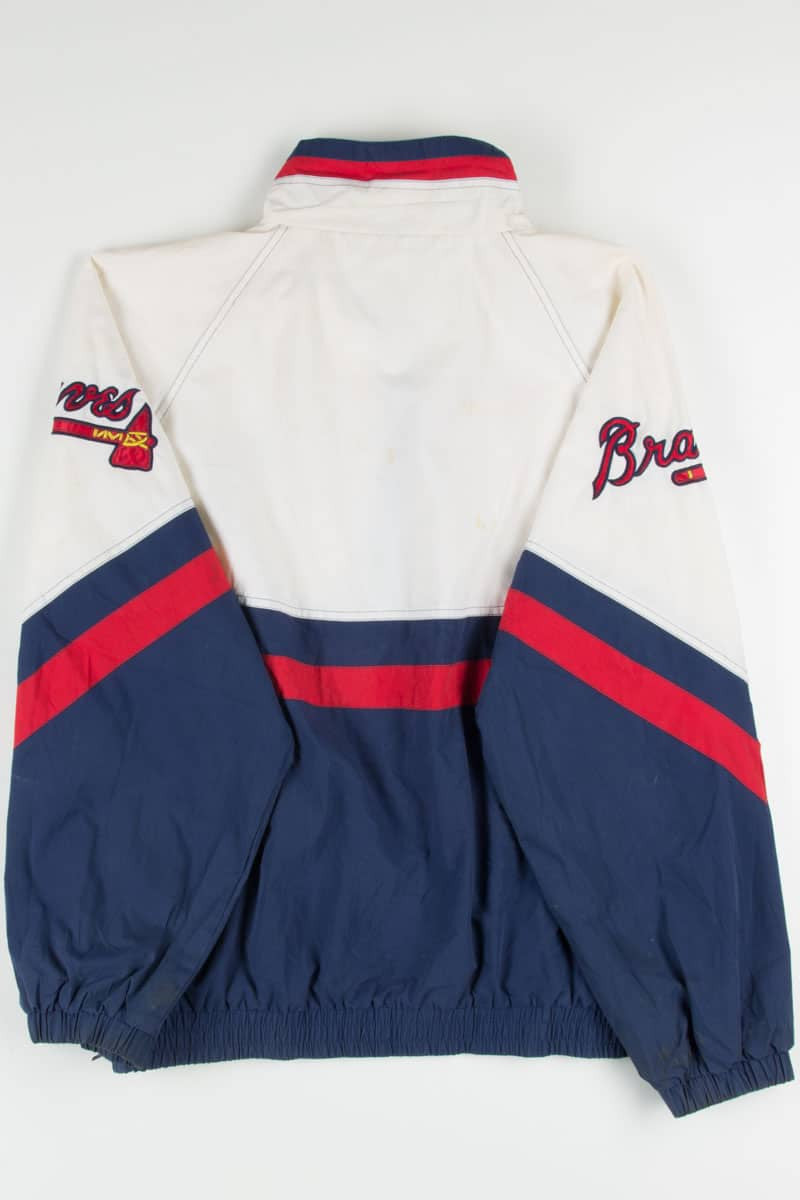 Atlanta Braves Pullover Starter Jacket 1