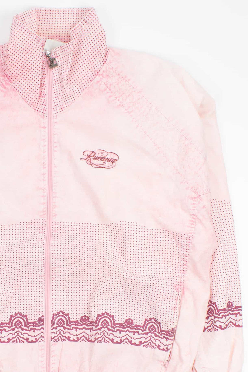 Pink Patterened 90s Jacket 18057