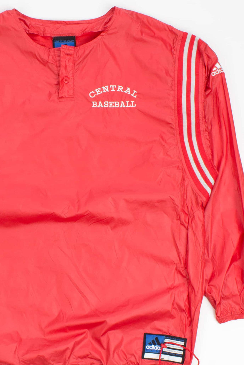 Red Adidas Vintage Pullover