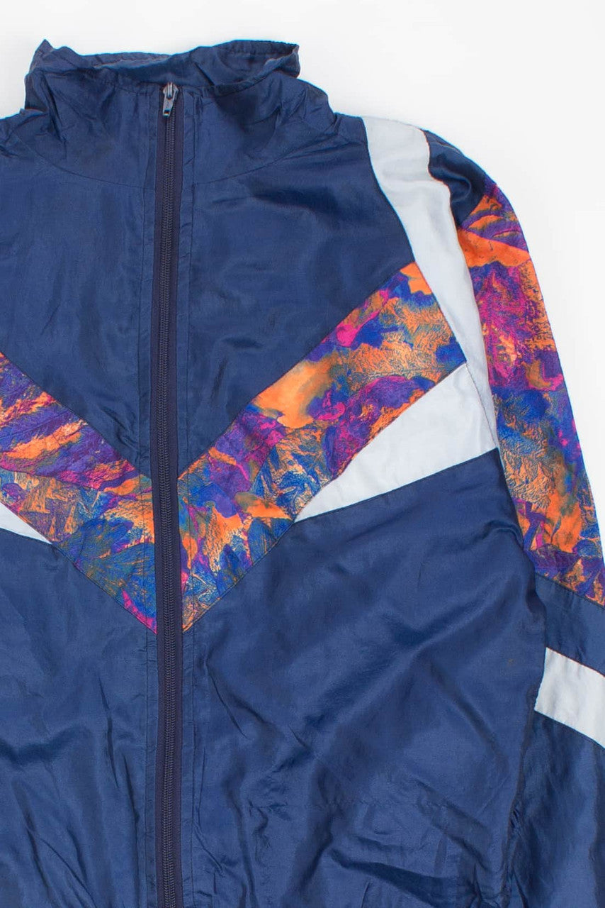 Watercolor Chevron 90s Jacket 18074