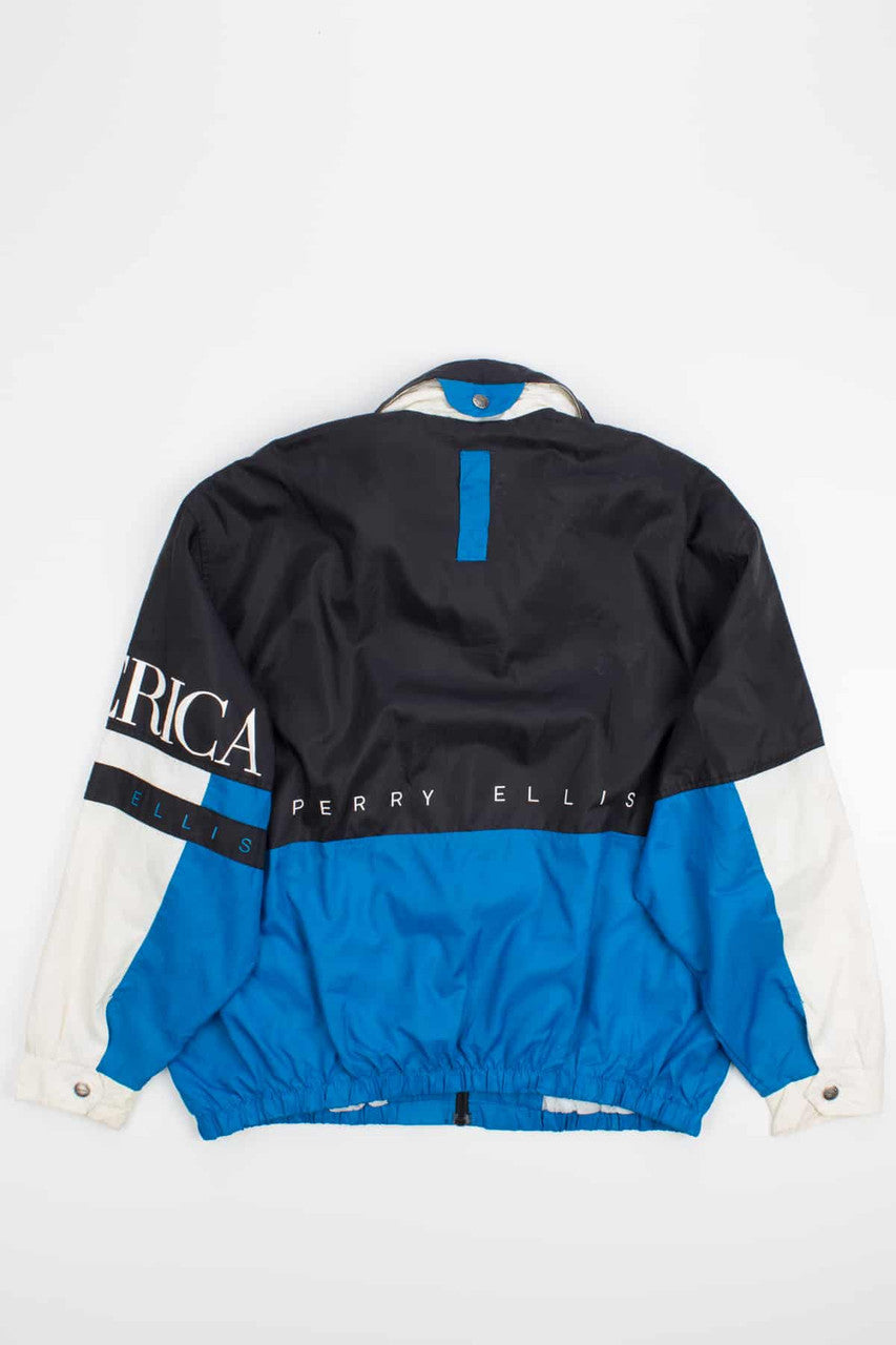 Perry Ellis Spellout Sleeve Windbreaker