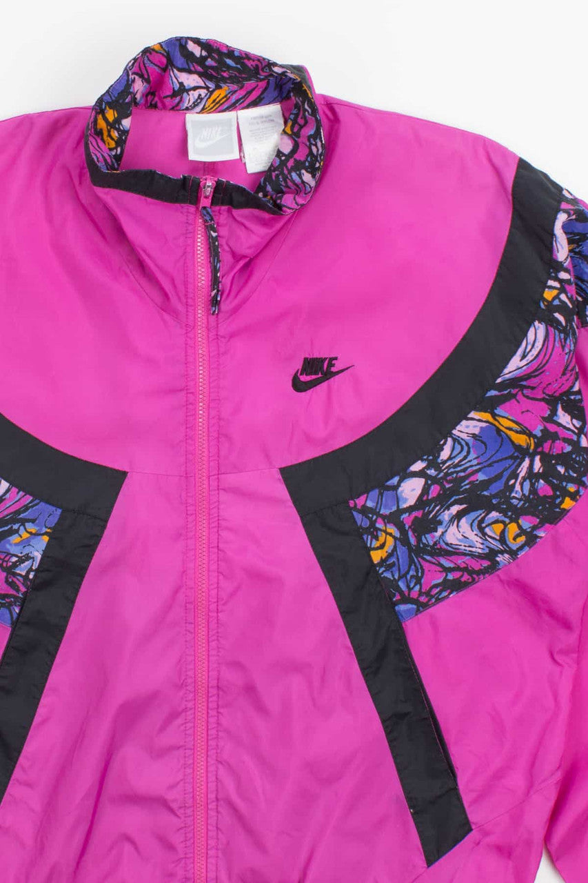 90s Patterned Nike Windbreaker
