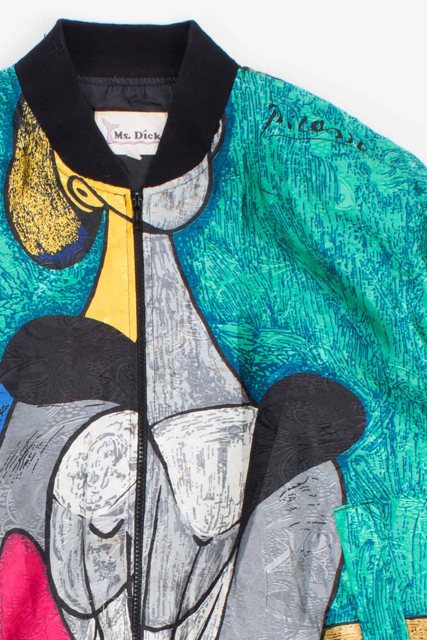 Green Picasso Bomber Jacket