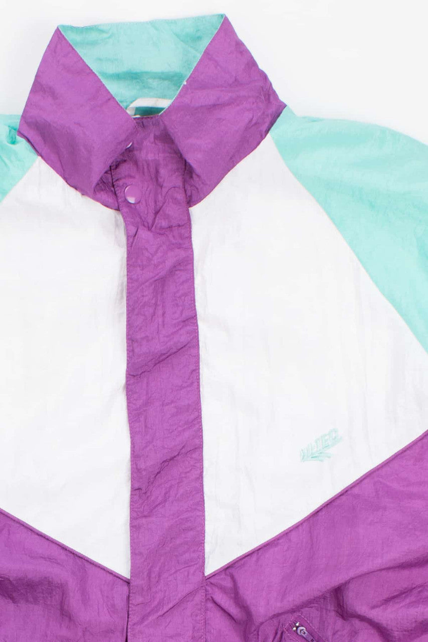 Purple and Mint Hi-Tec 90s Jacket