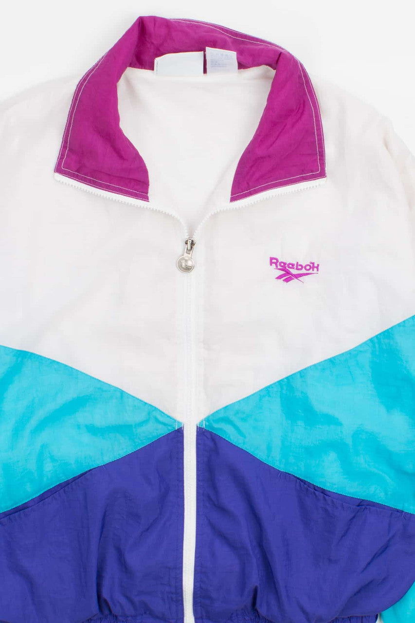 90s Color Block Reebok Windbreaker