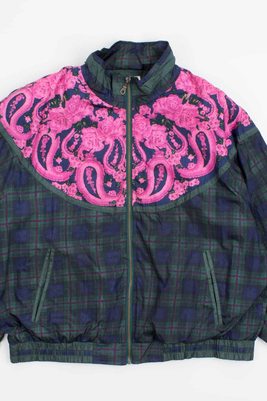 Paisley & Plaid Windbreaker