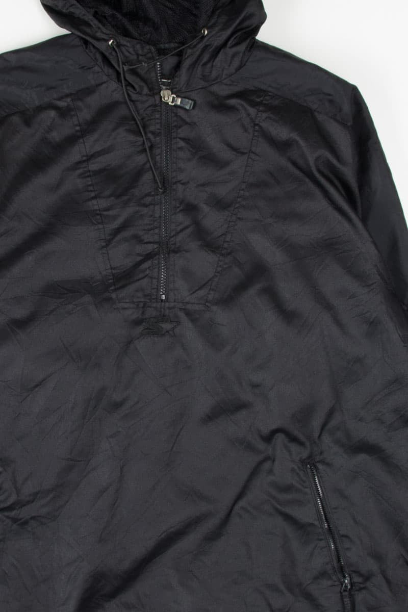 Black Pullover Starter Jacket