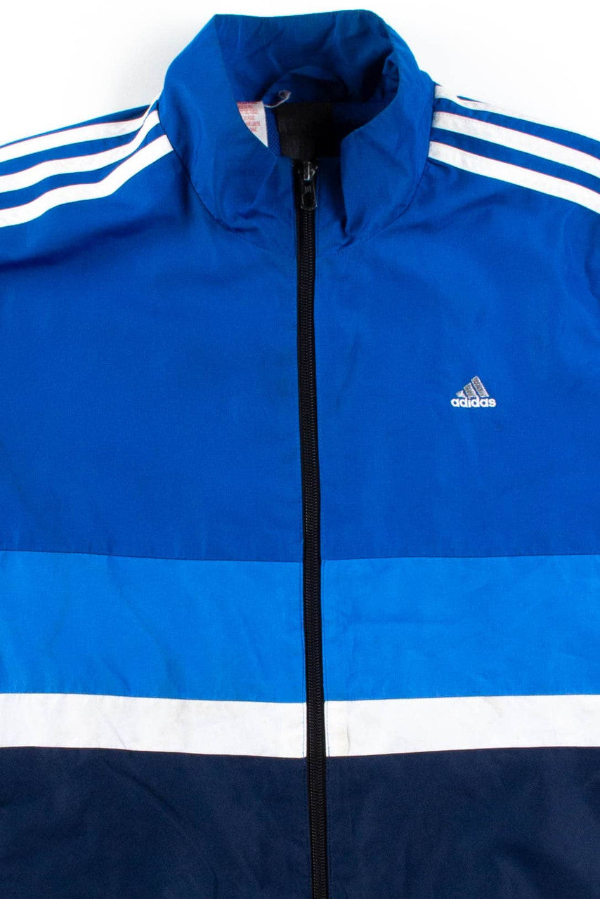 Adidas Blue Toned Windbreaker