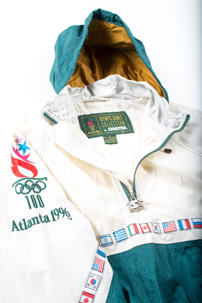 Atlanta Olympics Pullover Starter Jacket