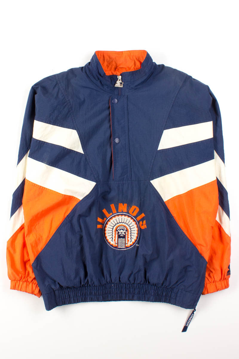 Illinois Fighting Illini Pullover Starter Jacket