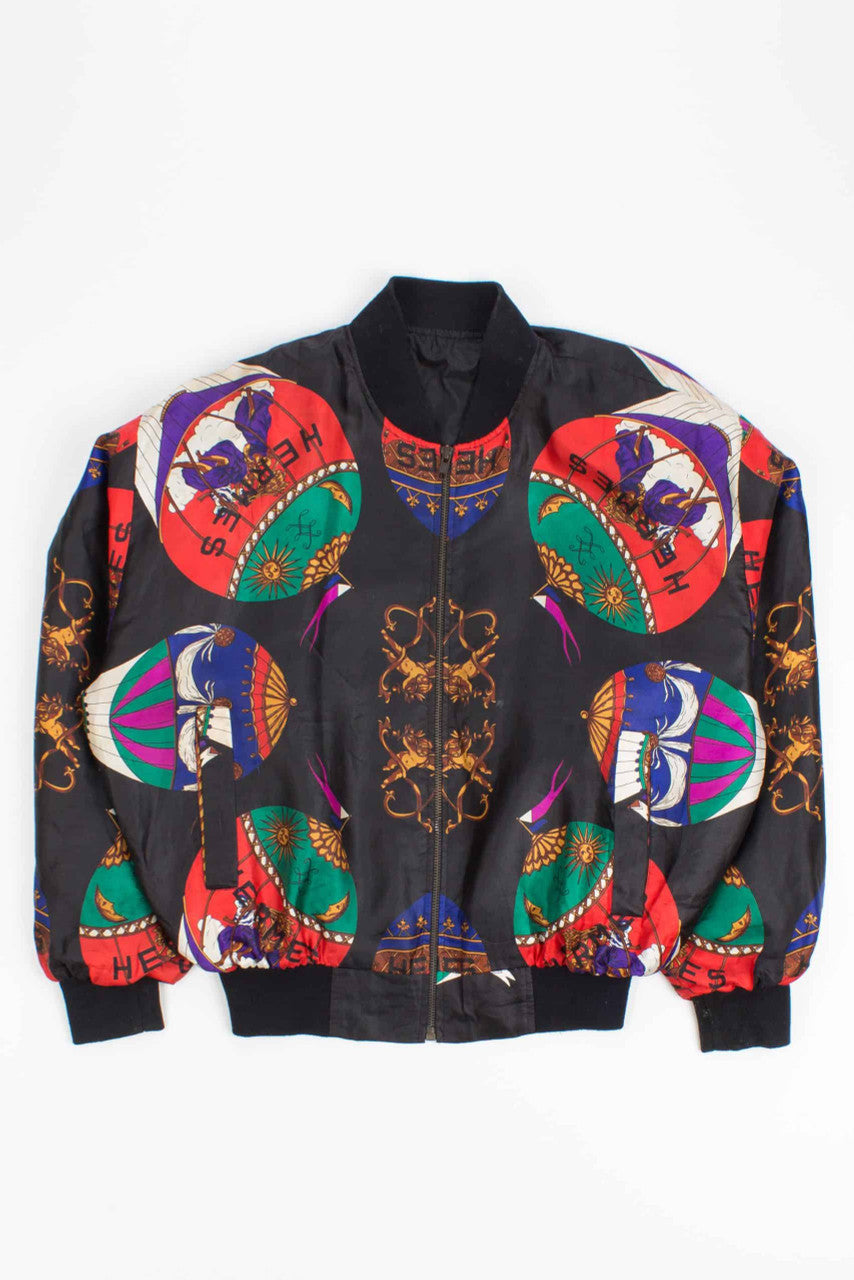Bootleg Hermes Black Bomber Jacket