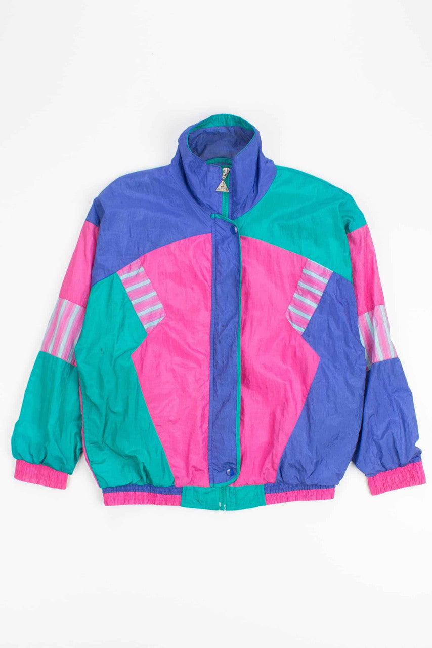 Casual Isle Colorblocked 90s Jacket 18100