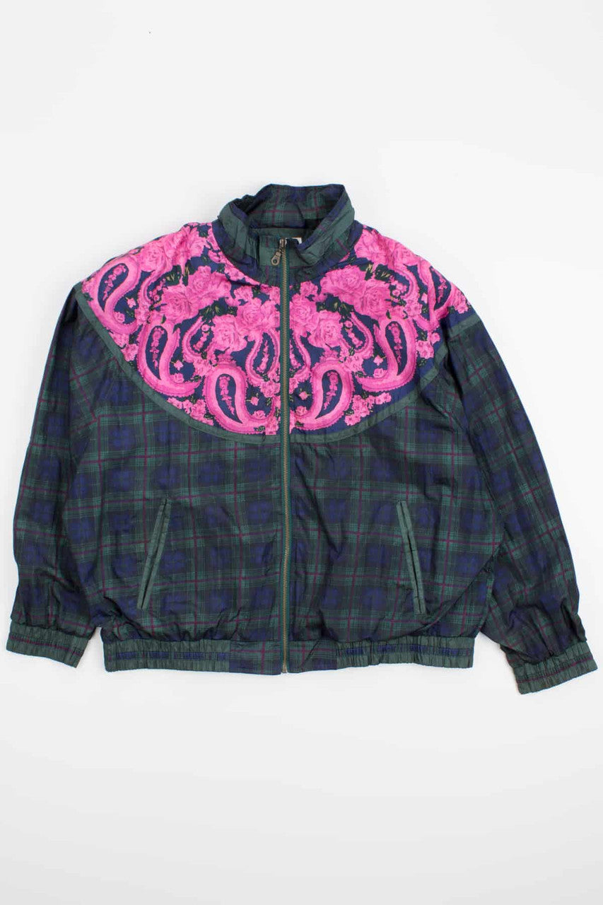 Paisley & Plaid Windbreaker
