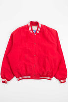 Red Starter Bomber Jacket