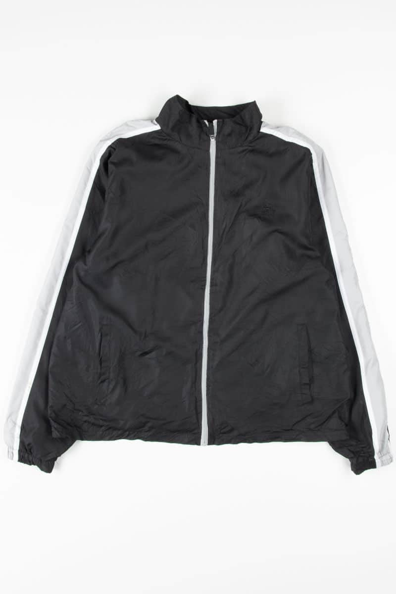 Black Striped Sleeve Starter Jacket 18335