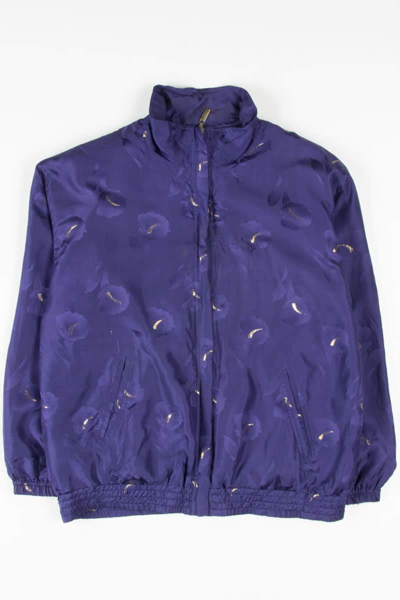 Purple Silk 90s Jacket 18436