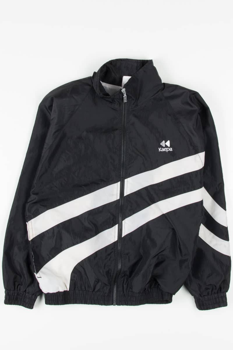 Black & White Kappa Windbreaker
