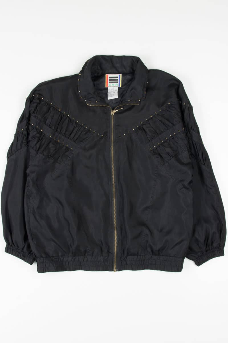 Silk Bead Detail 90s Jacket 19213