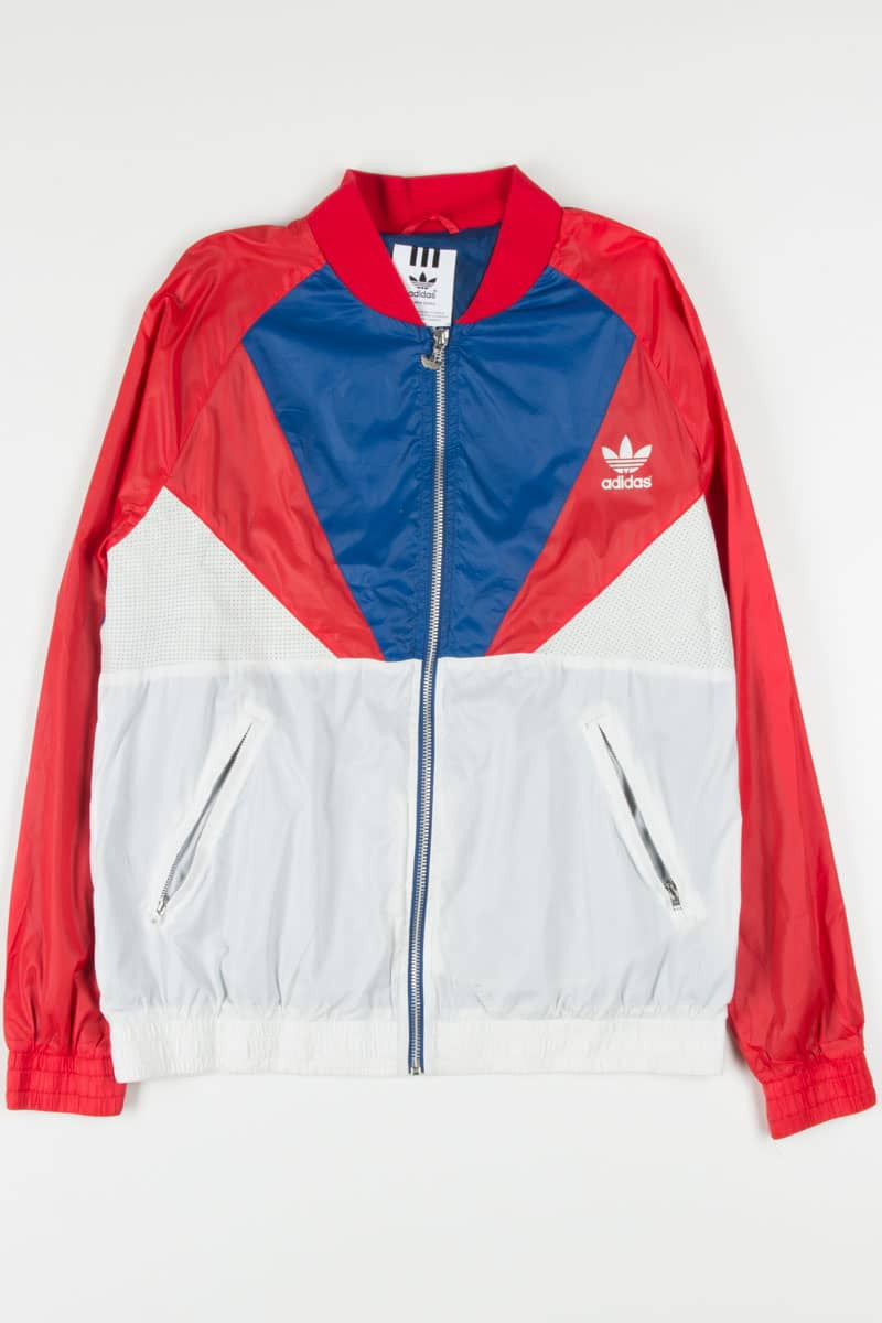 Adidas Red White and Blue Bomber Jacket 19347