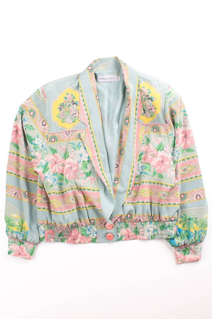 Vintage Howard Wolf 90s Blazer Windbreaker