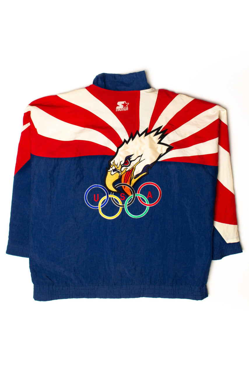 Vintage USA Olympics Eagle Starter Jacket (1990s)