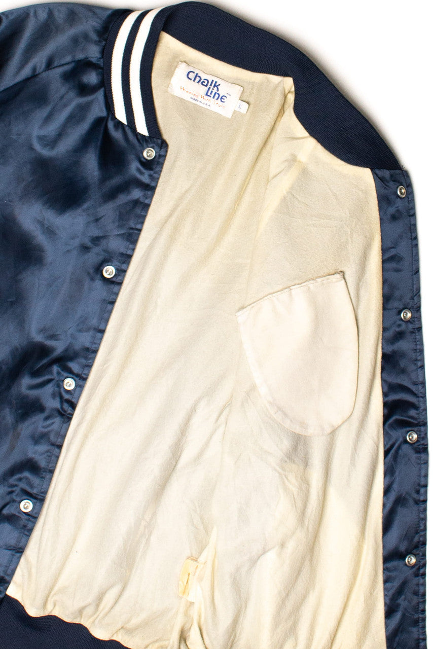 Vintage Super Bowl XX Satin Bomber Jacket (1986)