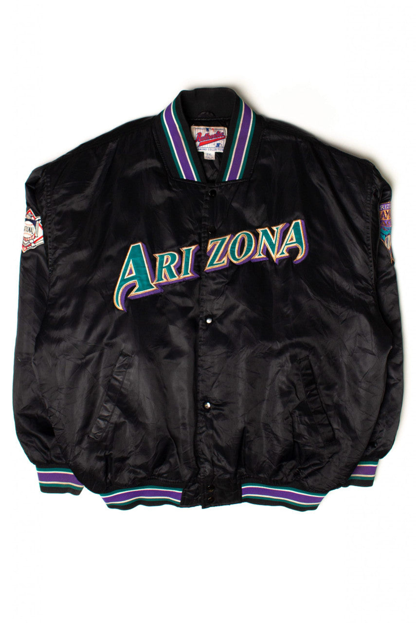 Vintage Arizona Diamondbacks Satin Starter Jacket (1990s)