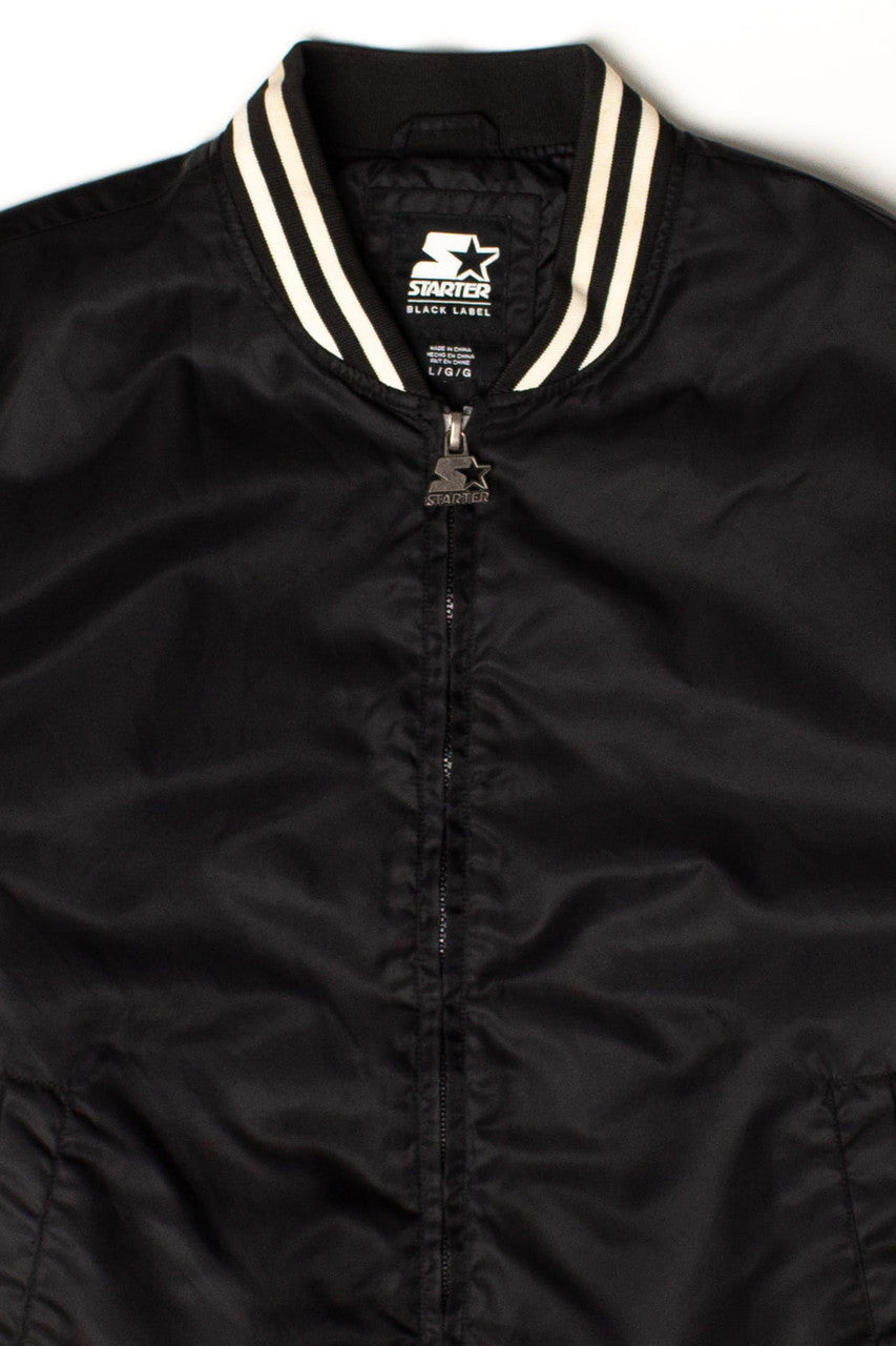 Black Starter Baseball Jacket
