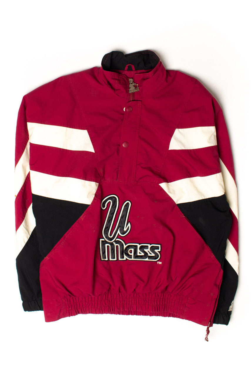 Vintage UMass Pullover Starter Jacket (1990s)