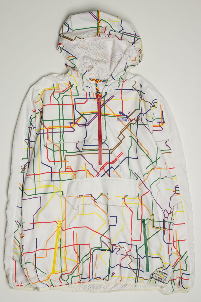 Multicolored Lines Puma 90s Jacket 19728