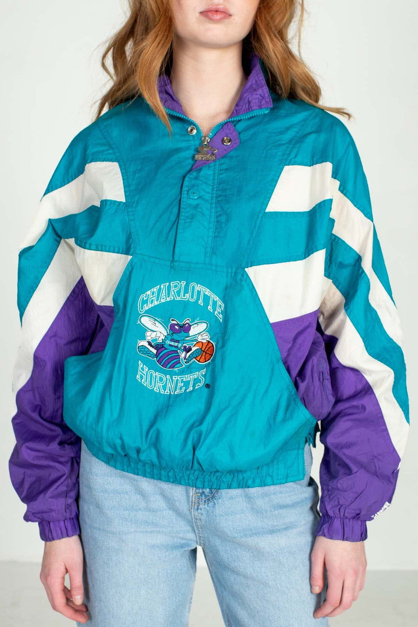 Vintage Charlotte Hornets Starter Jacket (1990s) 19802