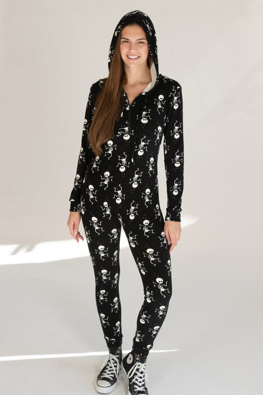 Dancing Skeletons Hooded Onesie