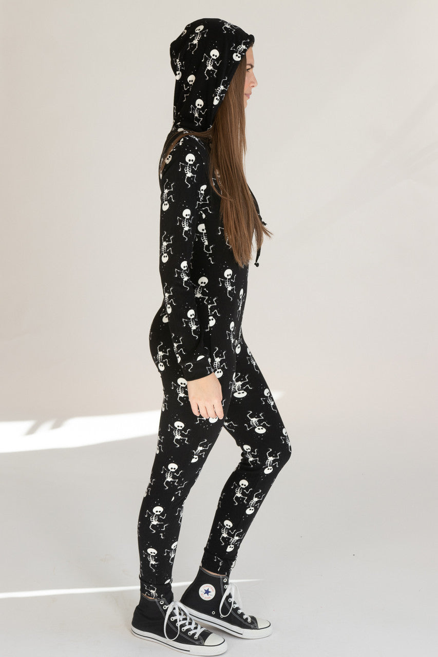 Dancing Skeletons Hooded Onesie