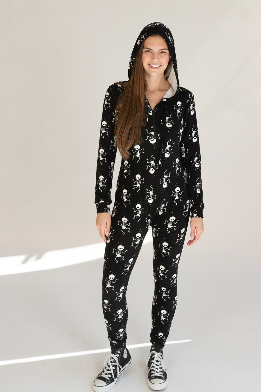 Dancing Skeletons Hooded Onesie