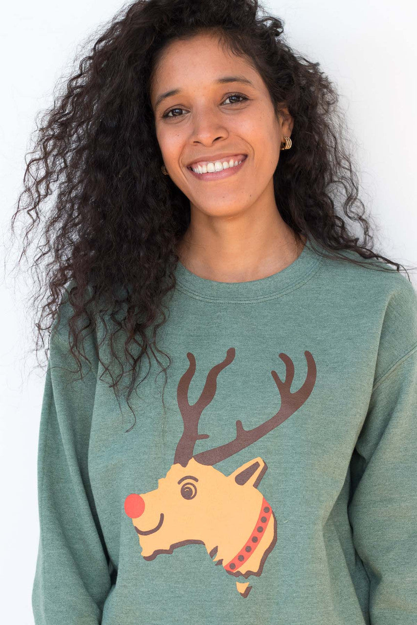 Australian Reindeer Christmas Sweatshirt