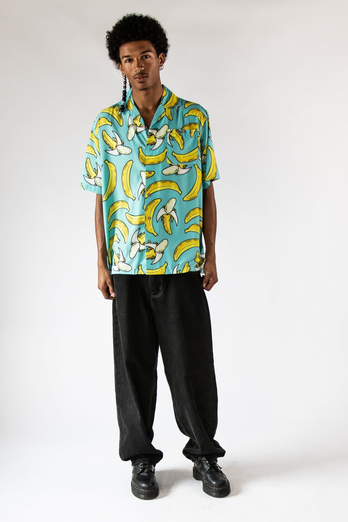 Bananas Hawaiian Button Up Shirt