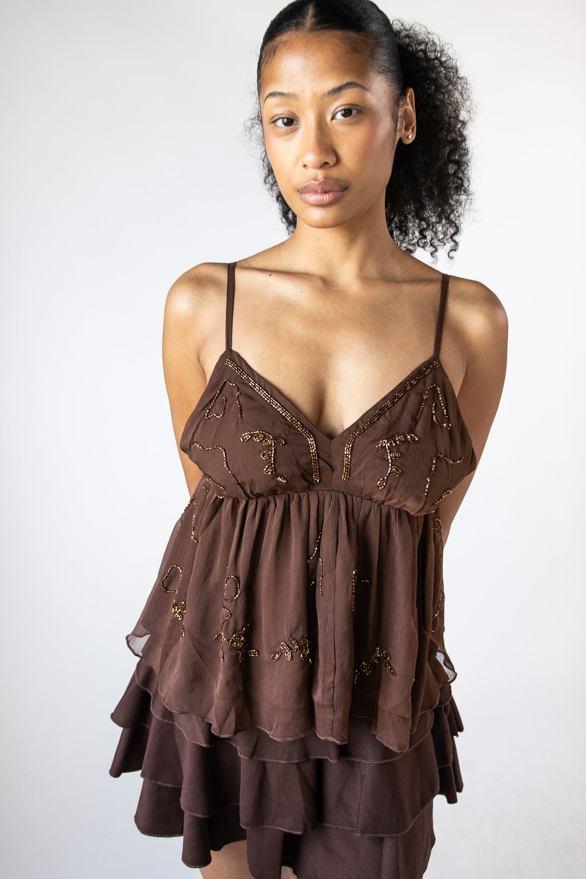 Beaded Babydoll Cami