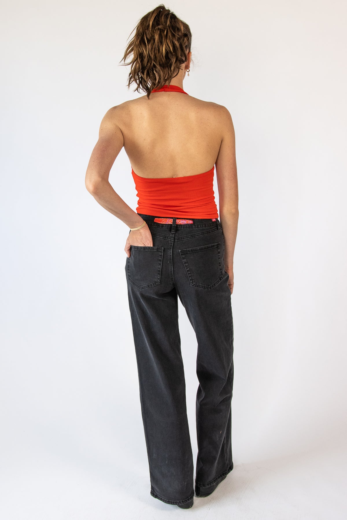 Beaded Halter Top