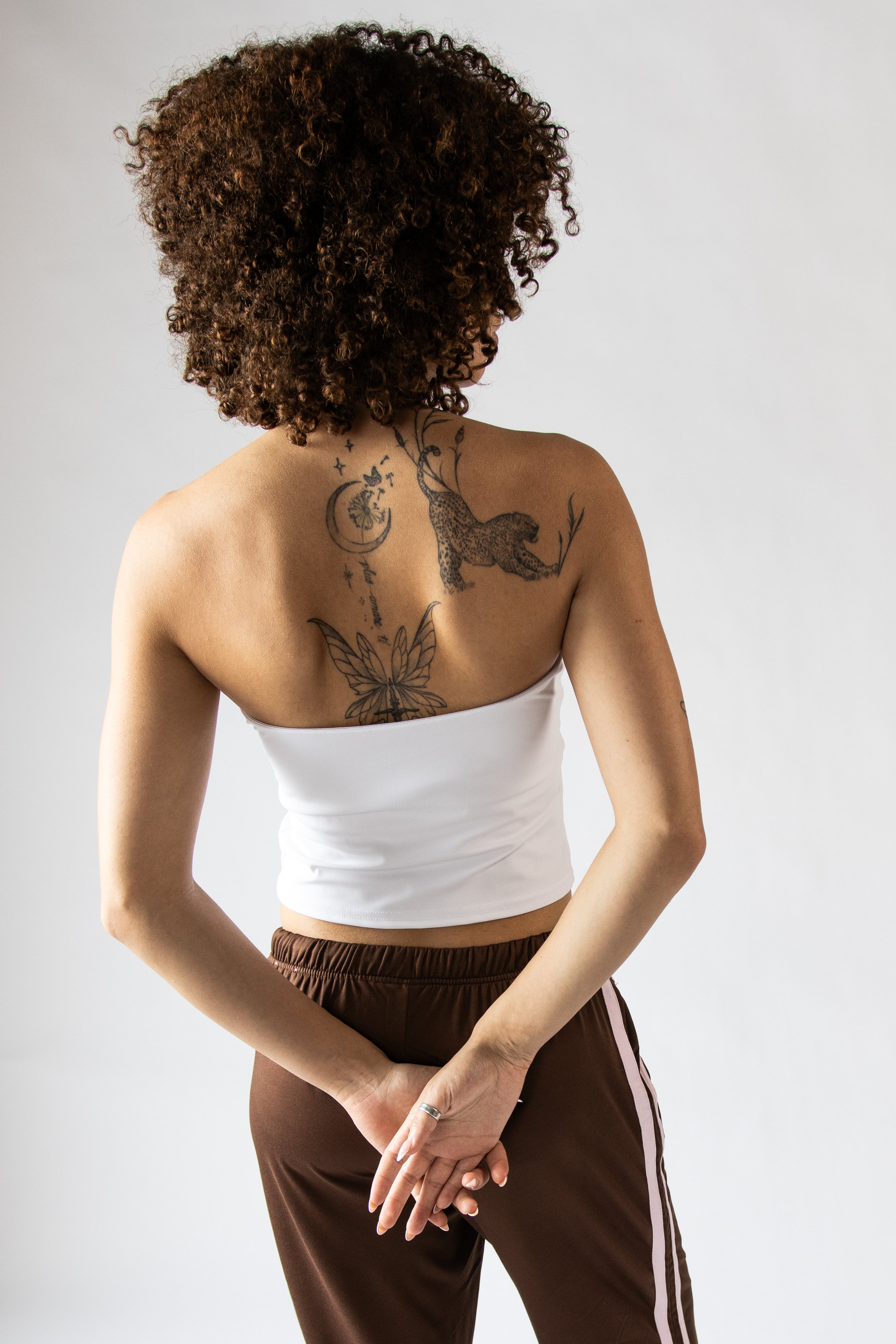 Beaded Patch Tube Top