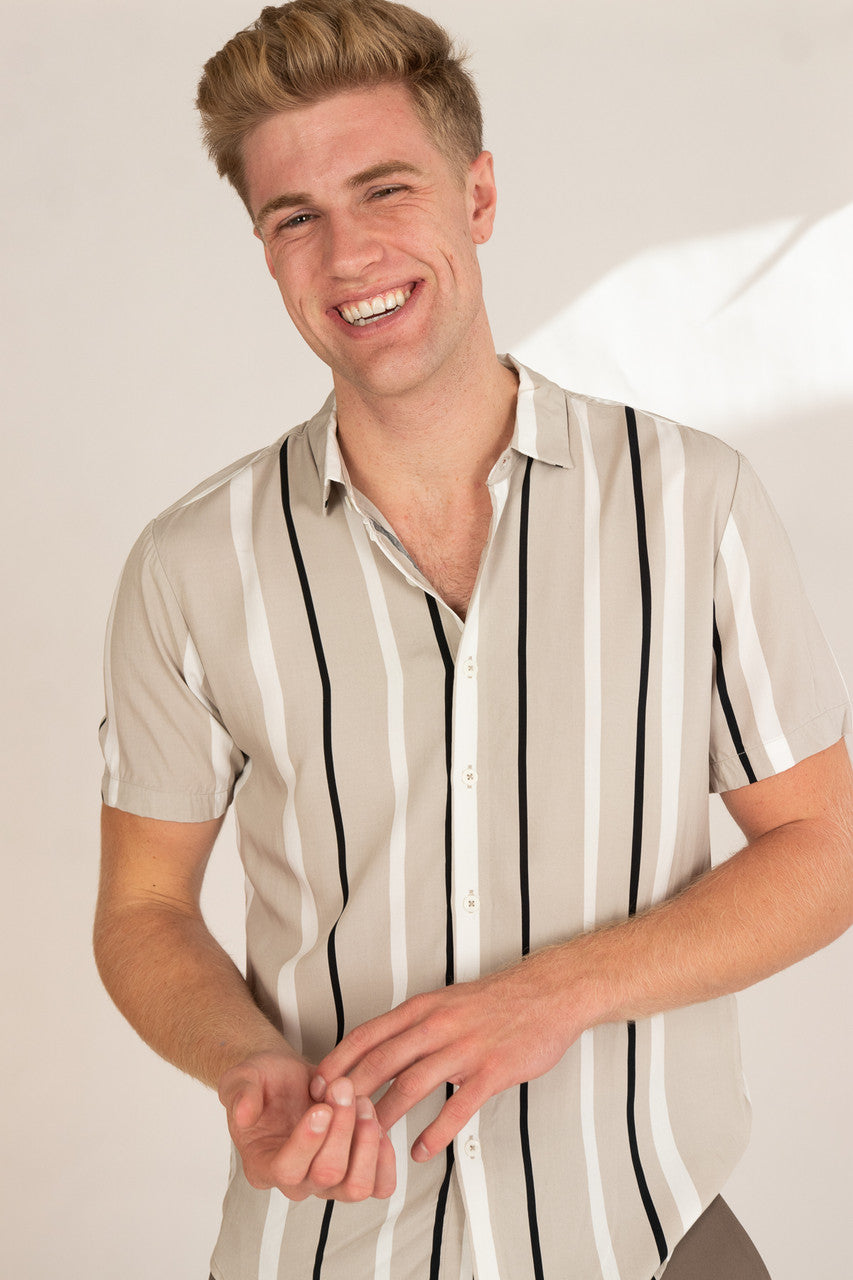 Natural Granite Button Up Shirt