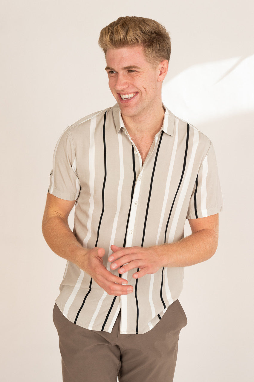 Natural Granite Button Up Shirt