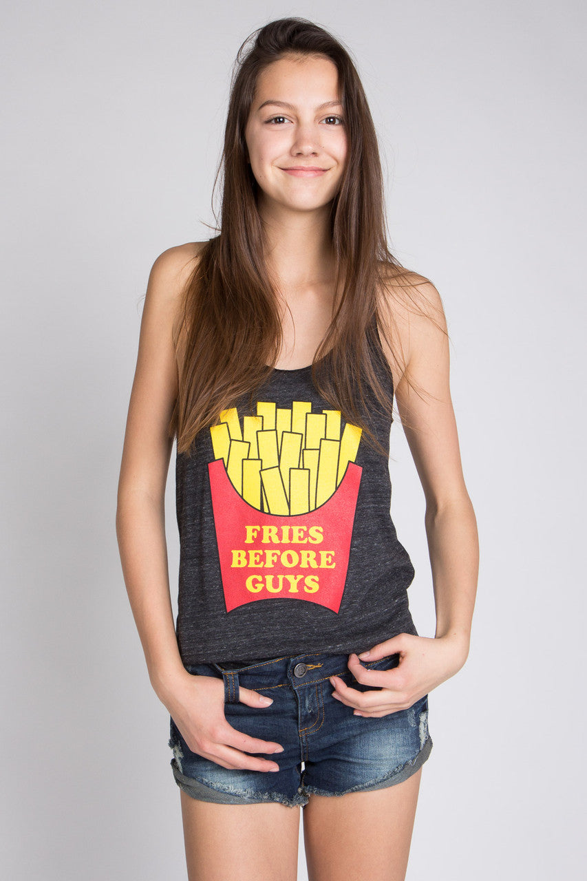 Fries Before Guys Graphic Tank
