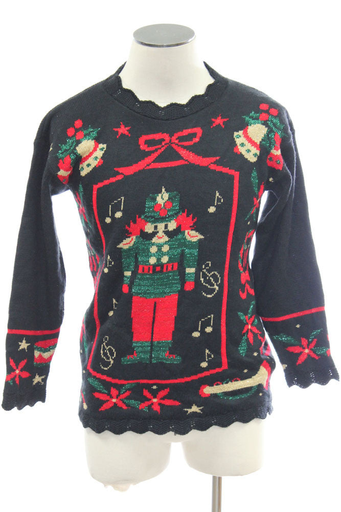 Black Ugly Christmas Pullover 5459