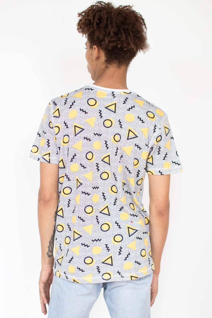 Black & Yellow 80s Pocket Tee