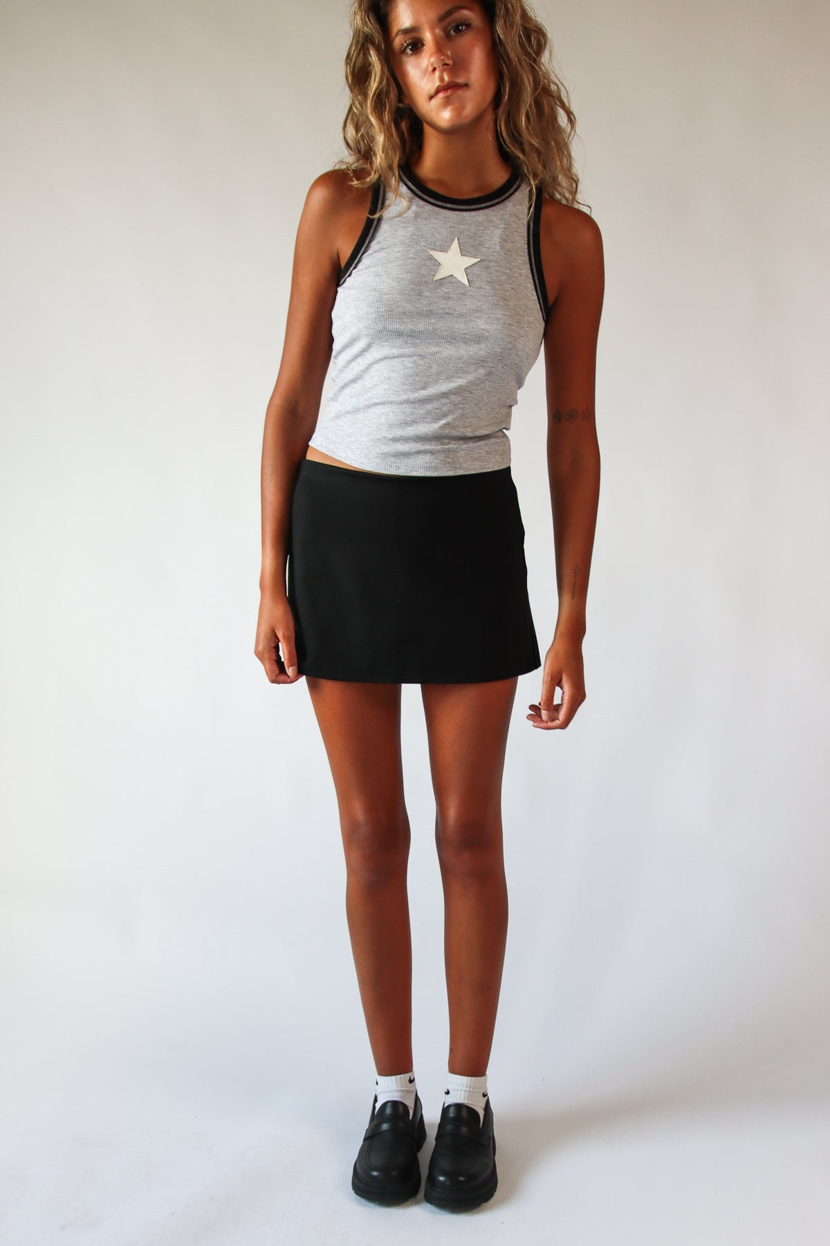 Basic Mini skort Black