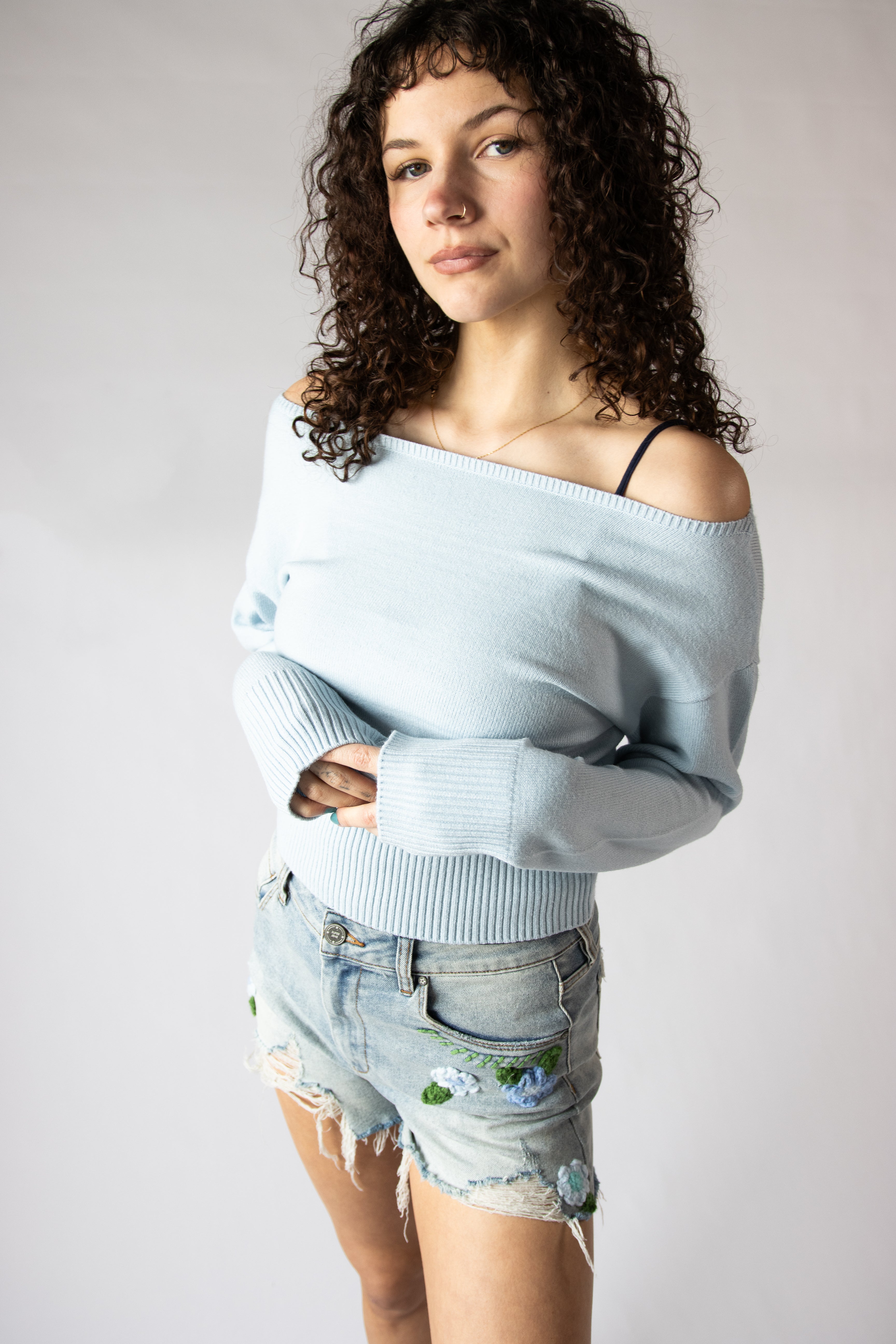 Lightweight Boat Neck Sweater